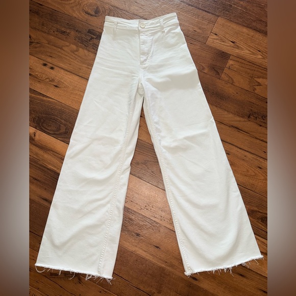 Like New Immaculate ZARA The Marine Straight jeans High-waisted pockets size: 2 - Picture 10 of 16